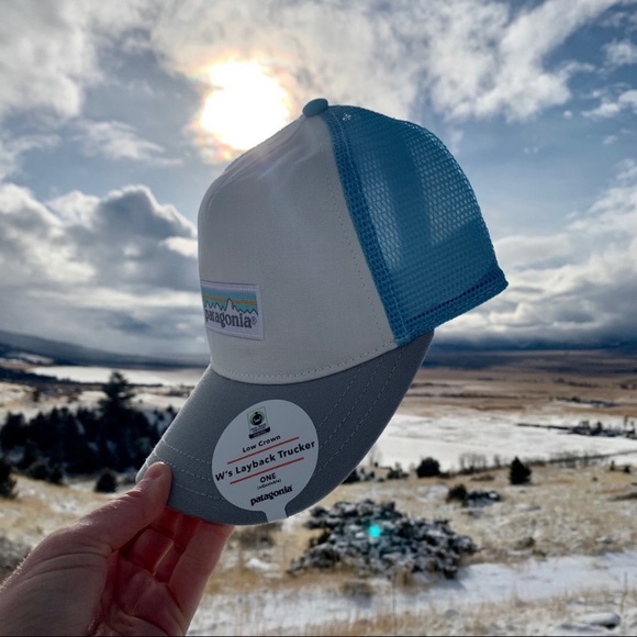 Last One! NWT Patagonia Womens Logo Trucker Hat - Picture 2 of 4